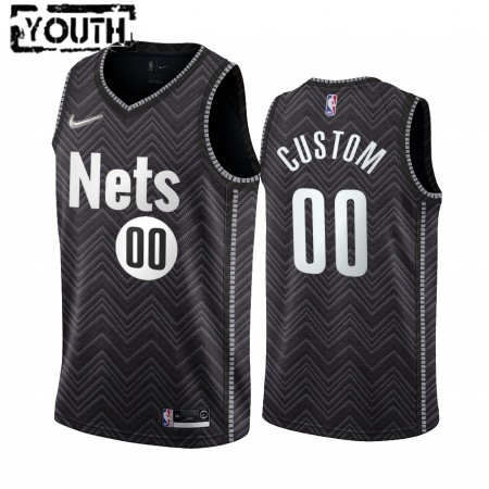 Maillot Basket Brooklyn Nets Personnalisé 2020-21 Earned Edition Swingman - Enfant